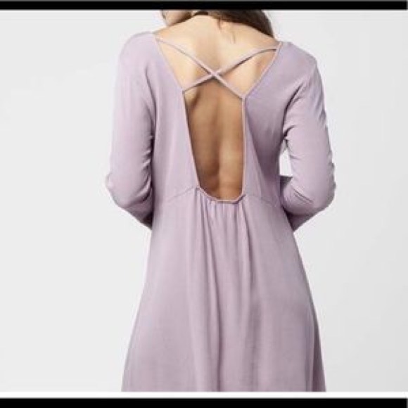 Purple cross back dress. From tillys worn once. - Picture 2 of 3